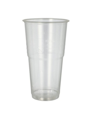Vasos de bioplástico compostable transparentes 500ml Pure