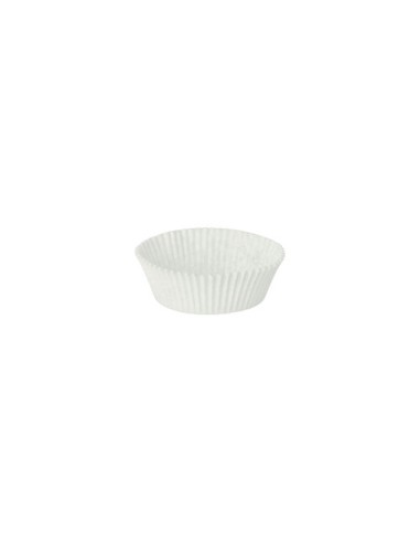 Formas de cupcake de papel branco Ø 5 x 2,5 cm