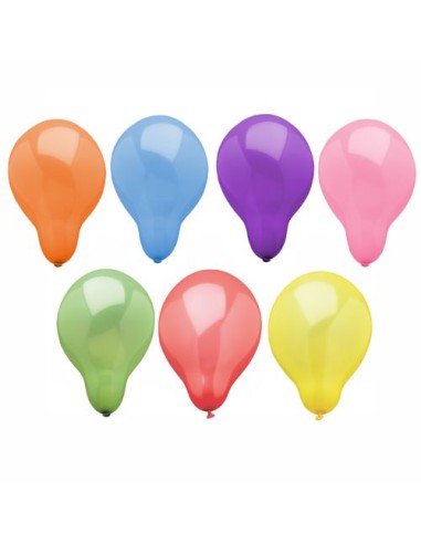 Balões para festa cores sortidas  Ø 16 cm