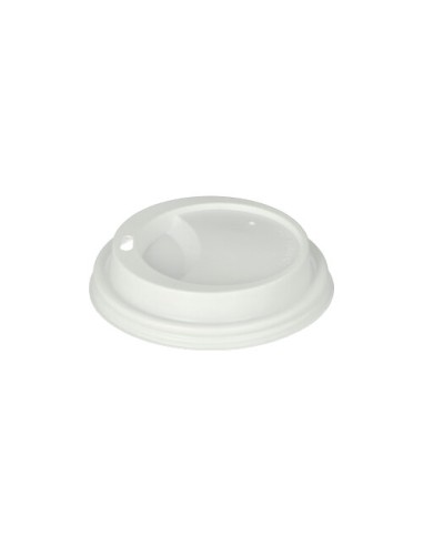 Tapas para vasos plástico color blanco To Go Ø 9 x 1,8 cm