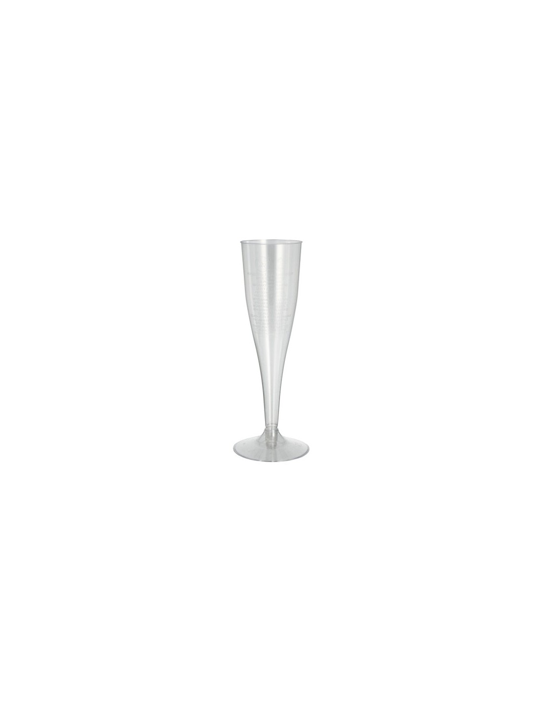 Copas para vino plástico transparente pie negro 100ml