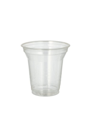 Vasos desechables compostables PLA transparente 200ml