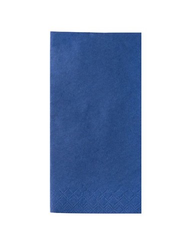 Servilletas papel azul oscuro hostelería Pliegue 1/8 40 x 40cm