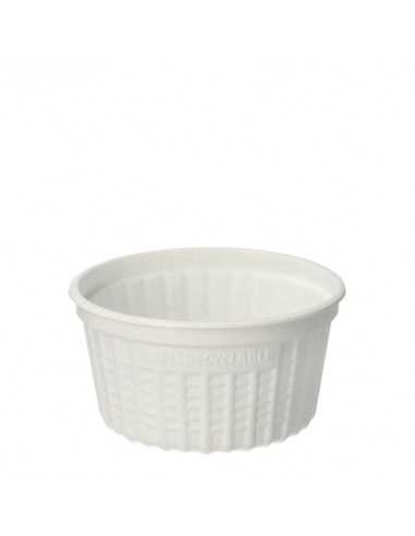 Caixas sopa take away redondas plástico cor branco 350 ml