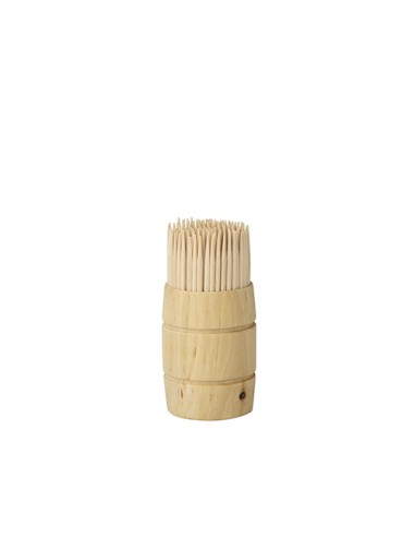 Dispensadores de madeira para palitos de dentes palitos de dentes redondos 6,8 cm