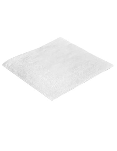Servilletas para cocktail papel blanco con cenefa 20 x 20 cm