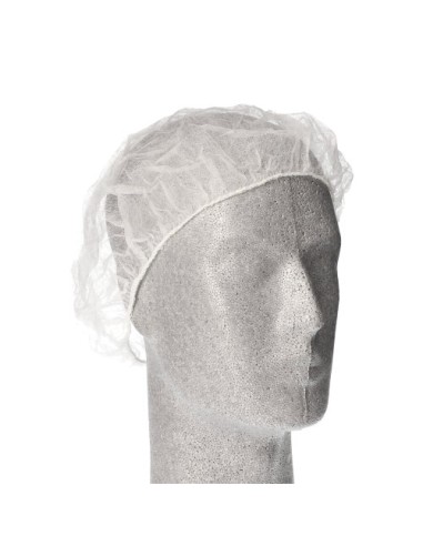 Redes de cabelo papel descartáveis branco Ø 52 cm