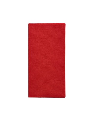 Guardanapos de papel tecido cor bordeaux 32 x 32 cm 1/8