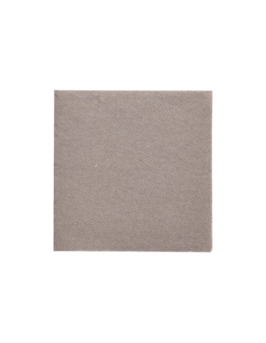 Guardanapos de papel tecido cor cinza 24 x 24 cm 1/4