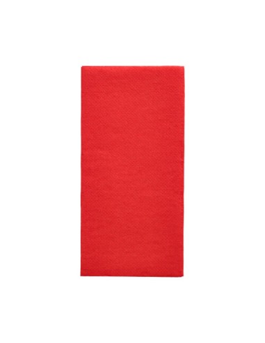Guardanapos de papel tecido cor vermelho 32 x 32 cm 1/8 Daily Collection