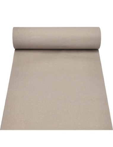 Toalha centro de de mesa papel aspeto tecido cinzento Royal Collection 24 m x 40 cm