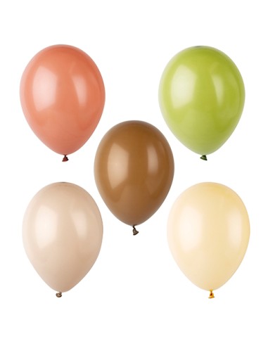 Balões para festa cores  cores naturais da terra Ø 25 cm