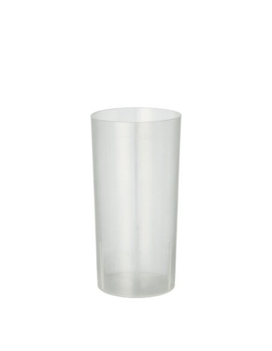 Vasos de tubo reutilizables e irrompibles plástico PP 200ml