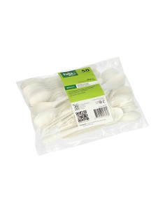 Comprar Cucharillas Plastico Blanco para Postre 11cm 100 Uds