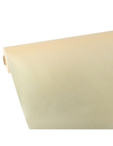 Toalhas de mesa papel não tecido cor creme 25 m x 1,18 m