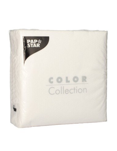 Servilletas de papel económicas color blanco 33 x 33cm 1 capa