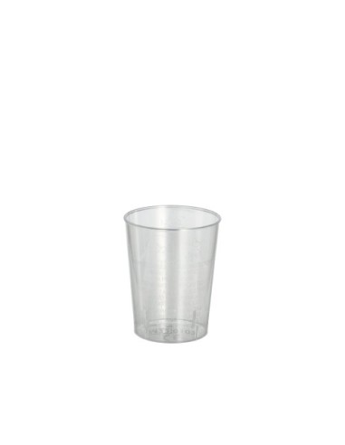 Vasos para chupito desechables plástico transparente 40ml