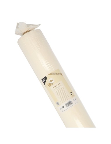 Mantel de papel color champan en rollo PV tisú Mix Royal Collection 20 x 1,18 m