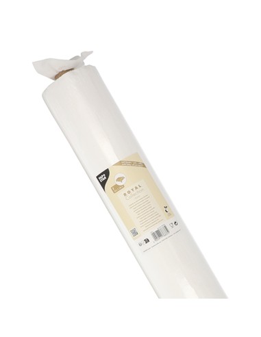Mantel de papel blanco en rollo PV tisú Mix Royal Collection 20 x 1,18 m