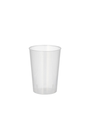 Vasos reutilizables de plástico PP translucido100ml