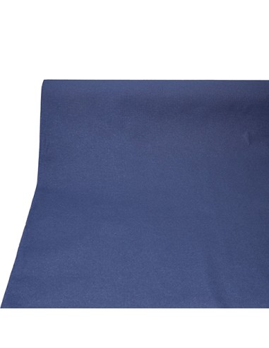 Mantel de papel azul oscuro en rollo PV tisú Mix Royal Collection 20x 1,18 m