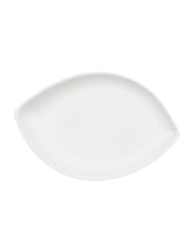 Travessas de cana de açúcar cor branco 35,6 x 23,6 cm