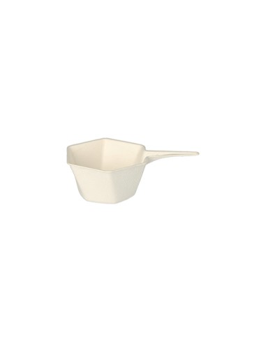 Tigelas hexagonais com asa para catering cana-de-açúcar 9,5 x 6,3 cm 25 ml Pure