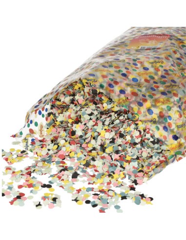 Saco de confettis papel cores sortidas 1.000 gr