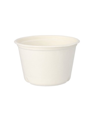 Tarrinas soperas de caña de azúcar compostables 600ml Pure