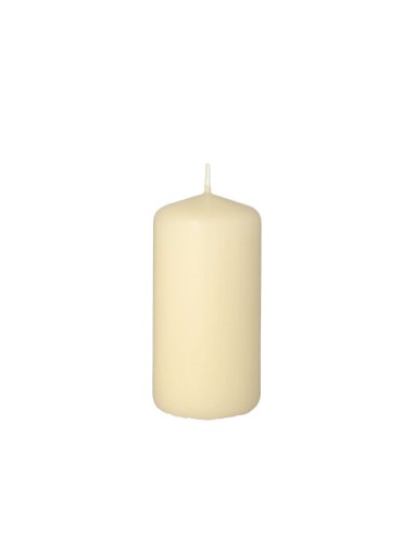 Vela de taco cor creme para decoração Ø 50 x 100 mm