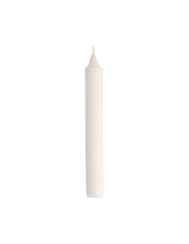 Velas de menaje blancas con agujero Ø 2,45 x 20 cm