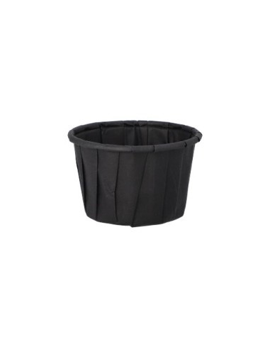 Molheiras descartáveis de papel cor preto 35 ml Pure