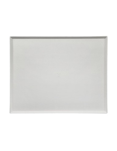 Travessas de cana de açúcar retangulares  23,5 x 32,5 cm "Cella" branco