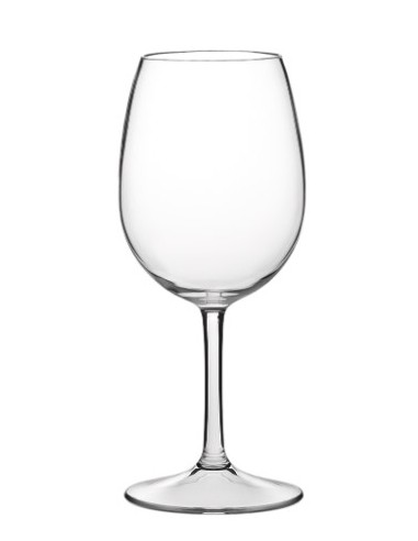 Copos de vinho ou de água inquebráveis e reutilizáveis tritan transparente 450 ml