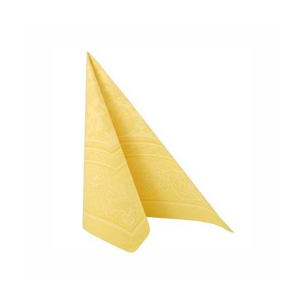 Servilletas de papel decoradas extra color amarillo 40 x 40