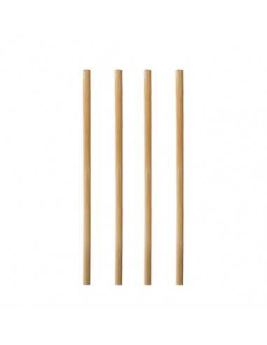 Misturadores de madeira bambú redondos Pure 13,5 cm x Ø 3 mm