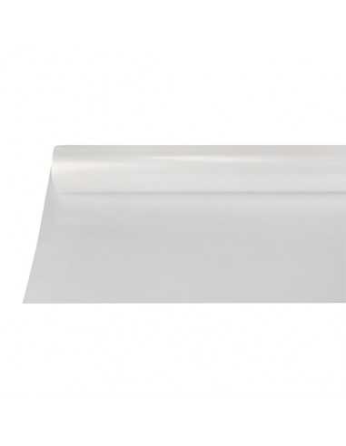 Rollo mantel de plástico color transparente 50m x 80 cm