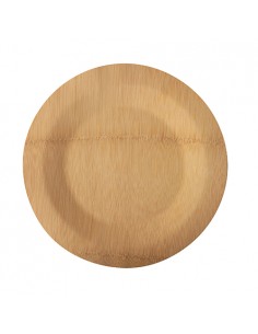 Platos madera de bambú redondos Pure Ø 23 cm