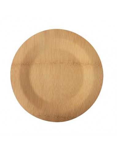 Platos madera de bambú redondos Pure Ø 23 cm