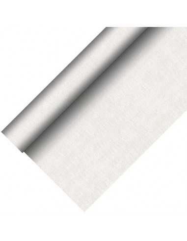 Mantel papel aspecto tela color blanco Royal Collection Plus 20 x 1,18 m