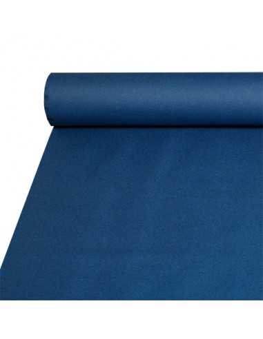Mantel hostelería papel aspecto tela Airlaid color azul 20 x 1,2 m