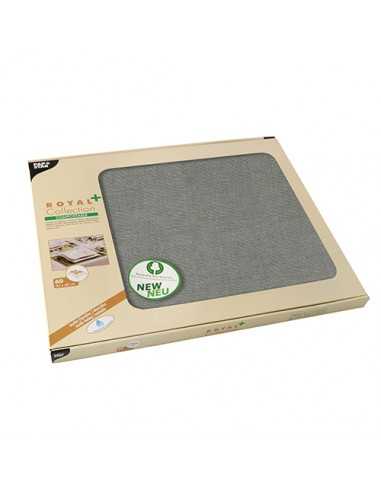 Jogos americanos papel tecido, PV-Tissue mix 30 cm x 40 cm cinzento Royal Collection