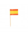 Palillos bandera de España decorativos 8 cm