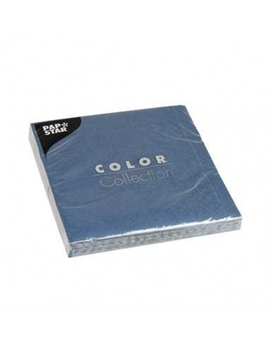 Servilletas de papel azul oscuro económicas 33 x 33cm
