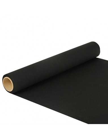 Caminho de mesa papel cor preto Royal Collection 5m x 40 cm