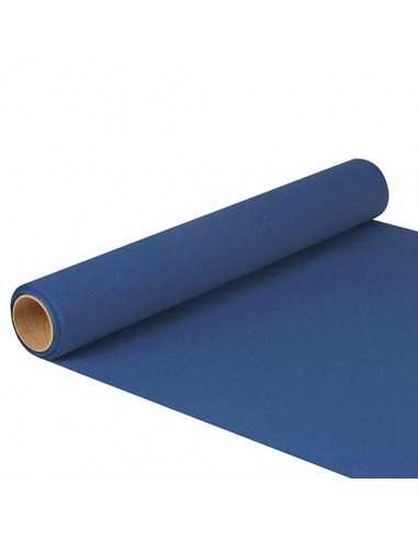 Caminho de mesa papel cor azul escuro Royal Collection 5m x 40 cm