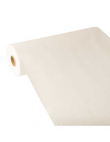 Caminho de mesa, tipo tecido, PV-Tissue mix "ROYAL Collection" 24 m x 40 cm branco