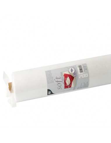 Mantel papel aspecto tela color blanco rollo 25 x 1,18 m Soft Selection