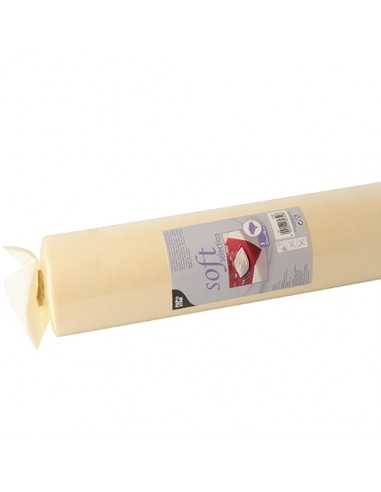 Manteles de papel aspecto tela resistentes 25 x 1,18 m Soft Selection crema