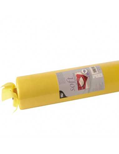 Mantel papel aspecto tela color amarillo rollo 25 x 1,18 m Soft Selection